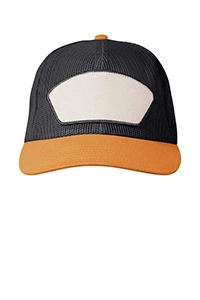 mesh cap with a patch