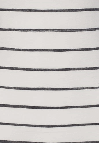 Eco Ivory Ink Stripe