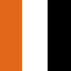 White Black Orange Tri