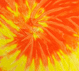 Yellow Orange Spiral