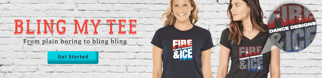 personalised rhinestone t shirts