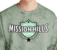 Beige sweatshirt with a sandcastle illustration including a flag and palm trees, and text reading Cooper Family Beach Week Miami, Florida.