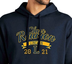 Yellow baby onesie with a tree icon labeled Est. 2021 and text reading De Jong South Dakota Family Reunion.