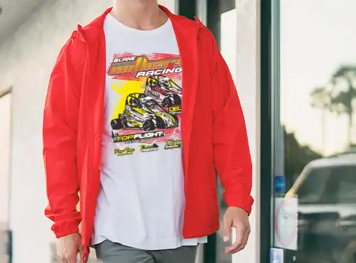 Multi Logo Racing Hoodie